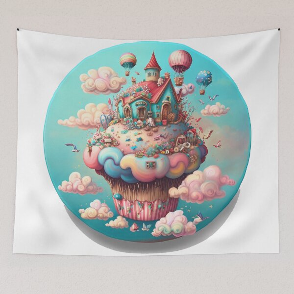 Item preview, Cupcake Castle designed and sold by TheArtfulAI.