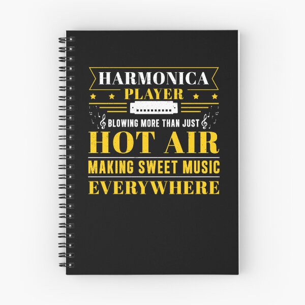 Item preview, Harmonica Blowing More Than Just Hot Air Funny Mouth Organ designed and sold by StrongShirts.