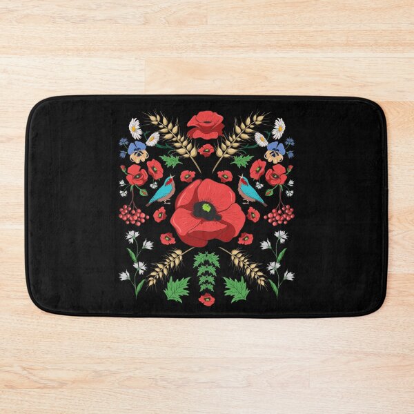 Item preview, Red Poppies Ukraine - Retro Floral Ukrainian Vyshyvanka designed and sold by r-silver.