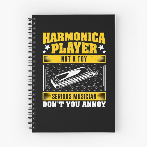 Item preview, Harmonica Not A Toy Serious Musician Funny Mouth Organ designed and sold by StrongShirts.