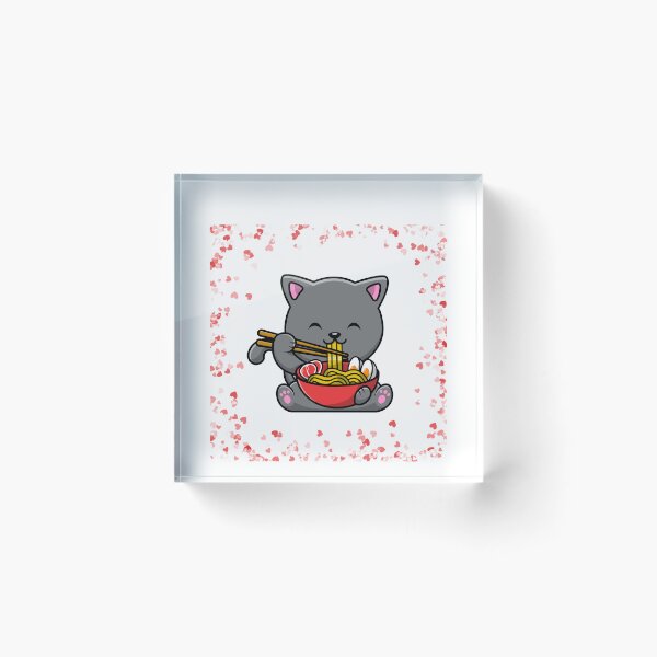 Item preview, Cat Eating Spaghetti - funny animal meme designed and sold by zeddy-store.