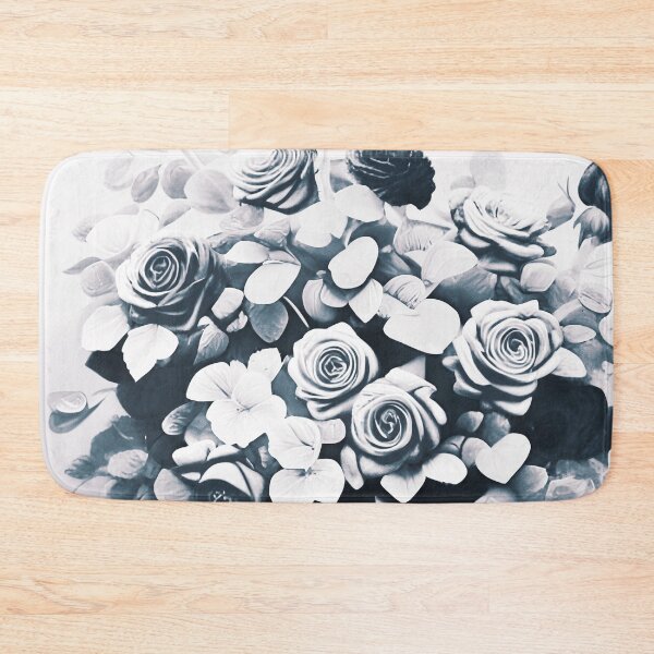 Item preview, Black and White Roses in Vase designed and sold by asurtiumgreen.