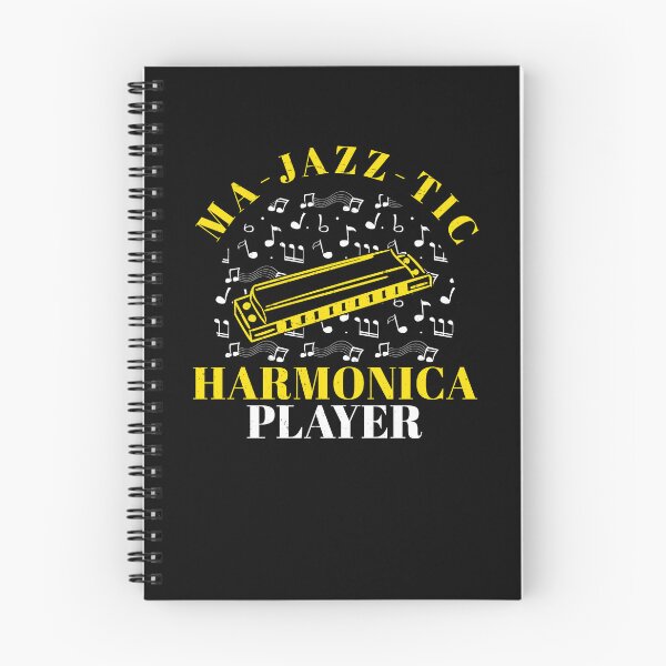 Item preview, Harmonica Ma-Jazz-Tic Harmonica Player Funny Mouth Organ designed and sold by StrongShirts.