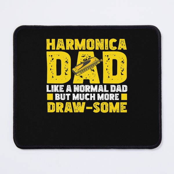 Item preview, Harmonica Like A Normal Dad Funny Mouth Organ designed and sold by StrongShirts.