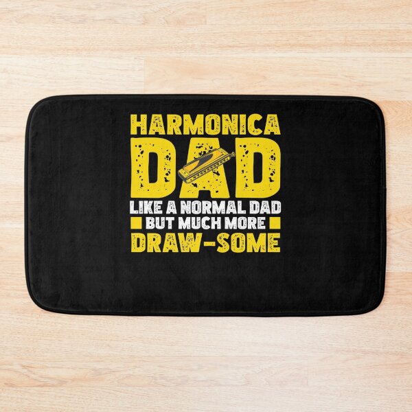 Item preview, Harmonica Like A Normal Dad Funny Mouth Organ designed and sold by StrongShirts.