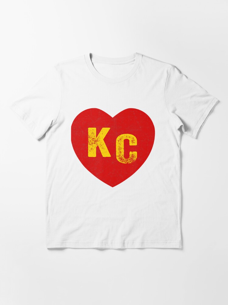  KC Red & Yellow Heart Kansas City Red/yellow heart kc