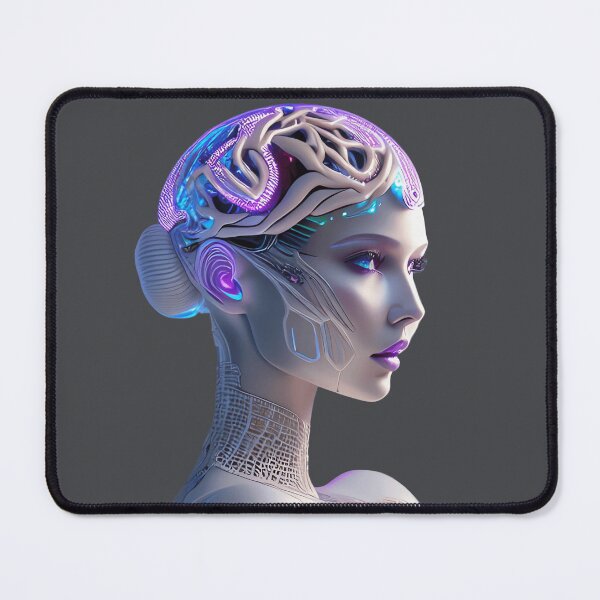 Item preview, Digital concept art of a human brain integrated in a robot designed and sold by MarcusPetrus.
