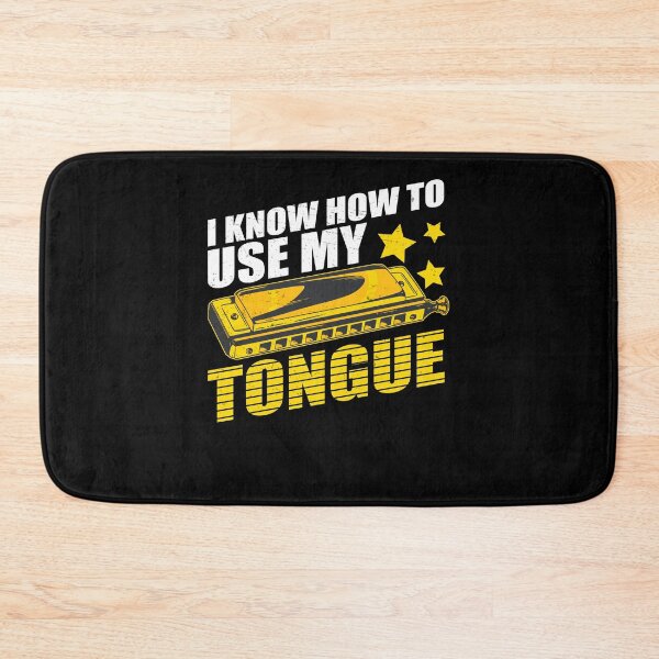 Item preview, Harmonica I Know How To Use My Tongue Funny Mouth Organ designed and sold by StrongShirts.