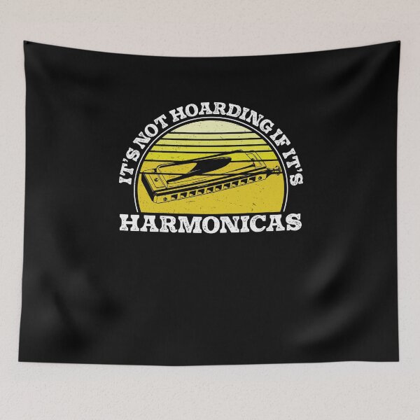 Item preview, Harmonica Not Hoarding If It's Harmonicas Funny Mouth Organ designed and sold by StrongShirts.