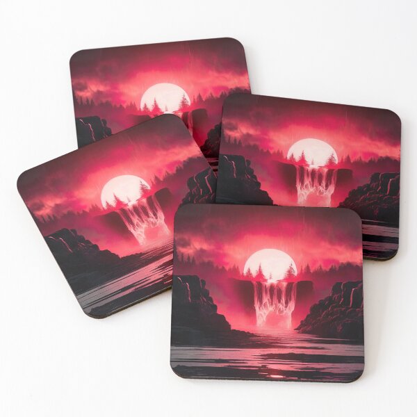 Item preview, Mystical Sunset rays of red  designed and sold by AiArtestry.