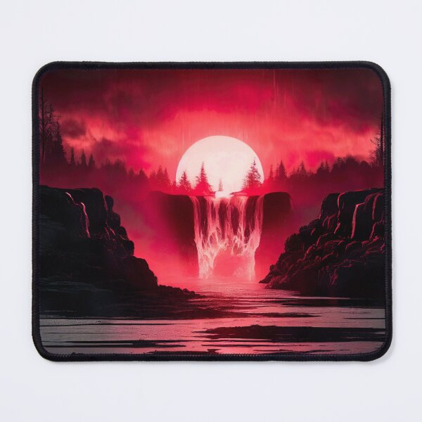 Item preview, Mystical Sunset rays of red designed and sold by AiArtestry.
