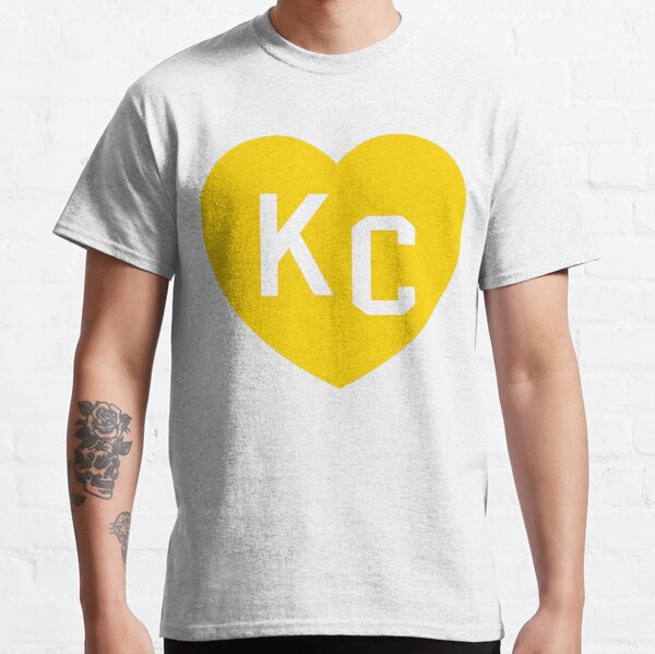 Charlie Hustle KC Heart Tee Grey/Navy Xs