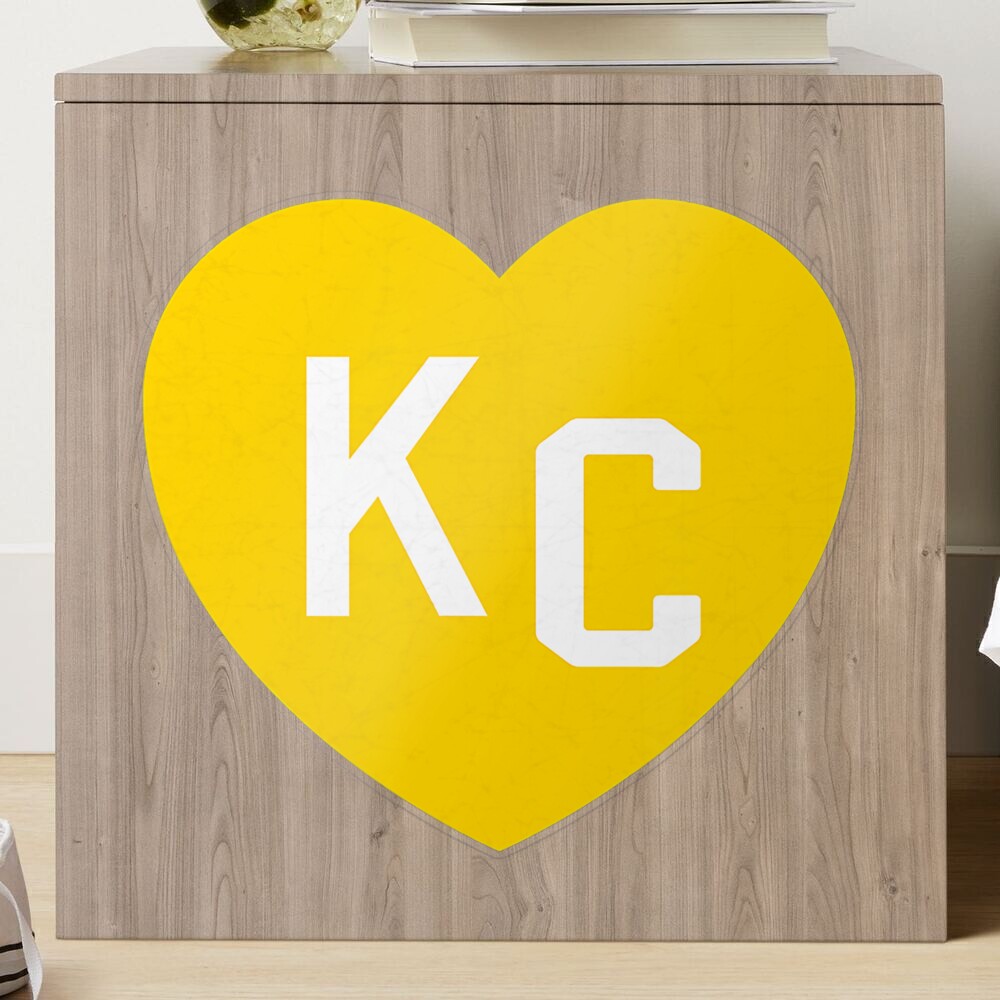 KC Heart Red Vinyl Sticker