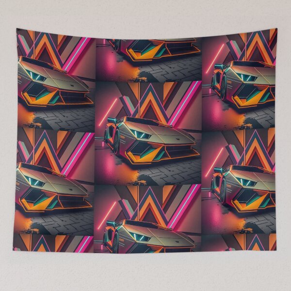 Item preview, Neon Lambo Art - Man Cave designed and sold by domvito.