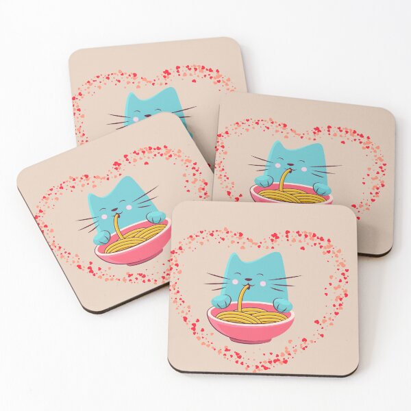 Item preview, Cat Eating Spaghetti - funny animal meme designed and sold by zeddy-store.
