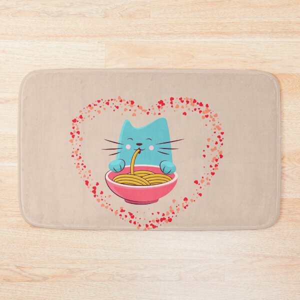 Aperçu de l'œuvre Chat mangeant des spaghettis - mème animal drôle créée et vendue par zeddy-store.
