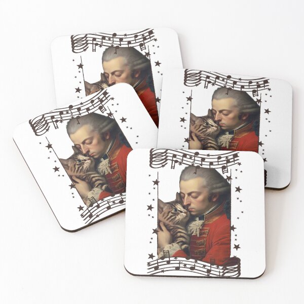 Item preview, Mozart cat love designed and sold by Musicianst0re.