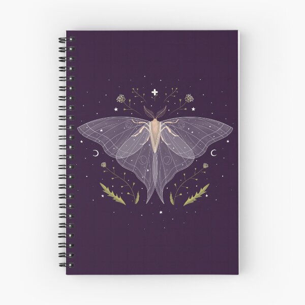 Item preview, Wiccan witchcraft Moth and magic of night 1 designed and sold by Red Witch Art.