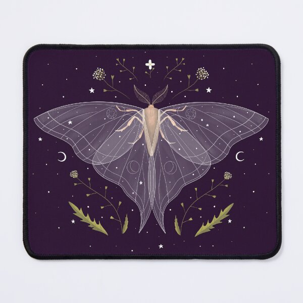 Item preview, Wiccan witchcraft Moth and magic of night 1 designed and sold by Red Witch Art.