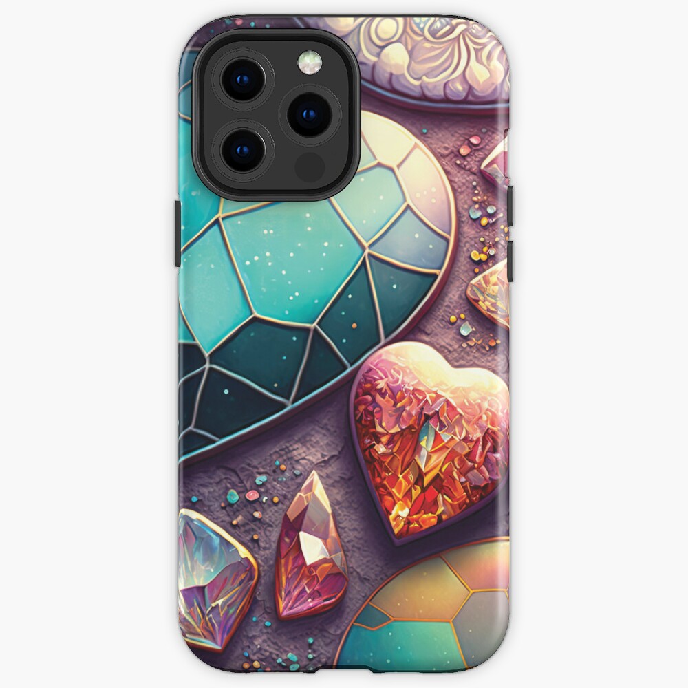 Heart Of Glass Pattern Pattern iPhone Case