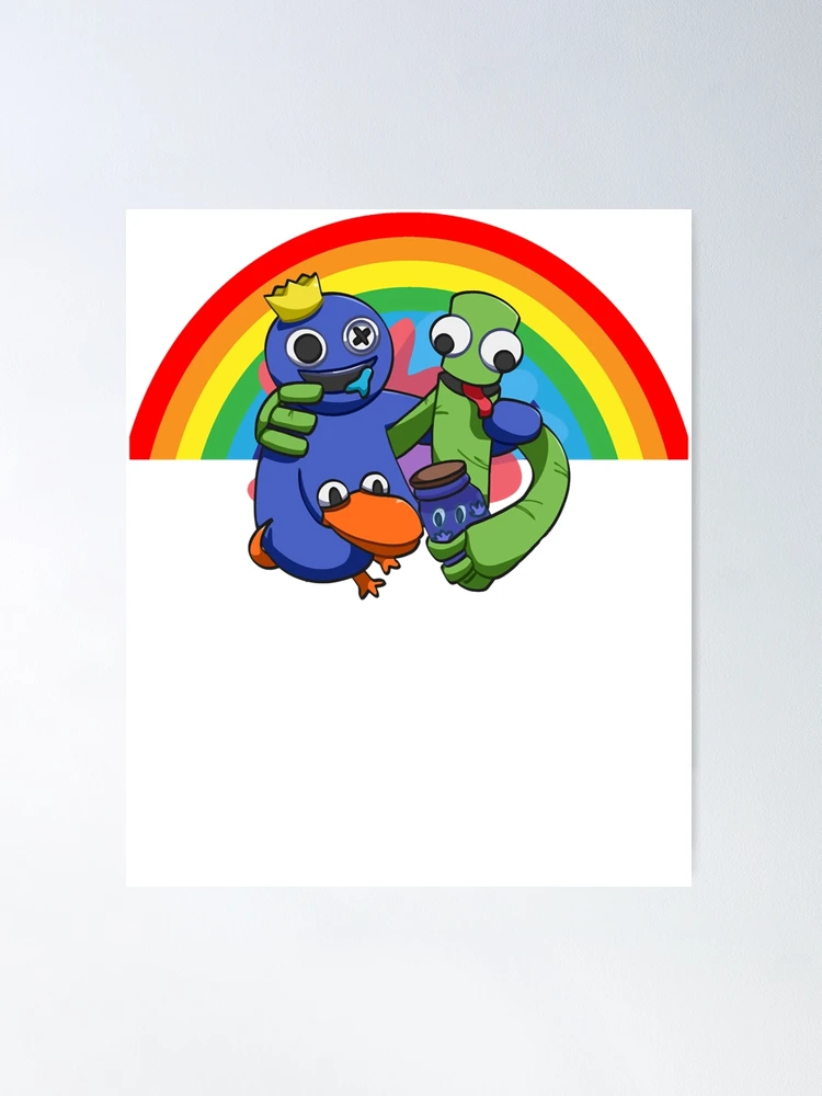 rainbow friends  Poster for Sale by Memingful