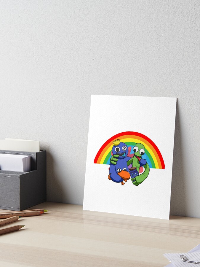 rainbow friends game  Art Print for Sale by zedekilesser45