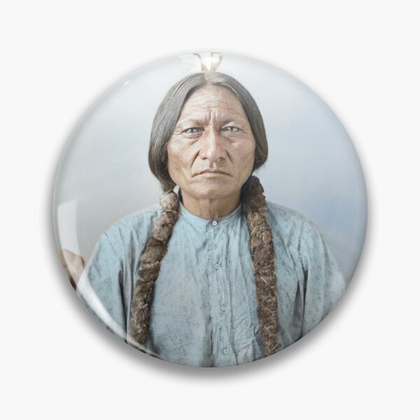 Item preview, Sitting Bull Color Photograph designed and sold by scarabtees.