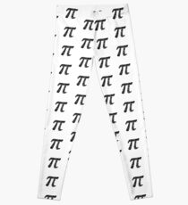 Pi Day Graphic Symbol Leggings