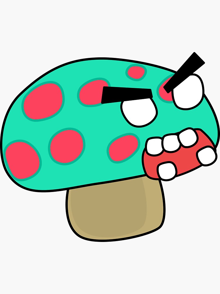 angry zombie mushroom by shortstack
