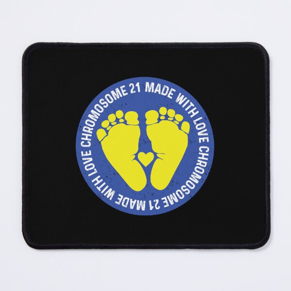 Item preview, Chromosome 21 Made With Love Baby Feet Down Syndrome Awareness designed and sold by GravitiTees.