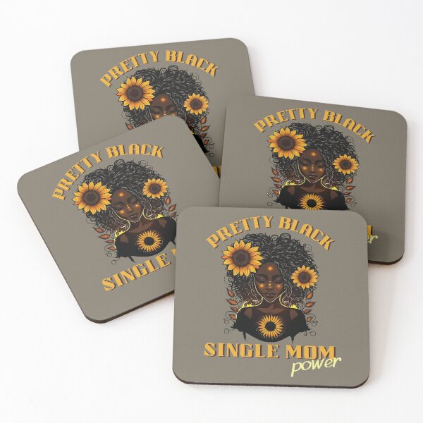 Item preview, Pretty Black Single Mom Power designed and sold by reka88.