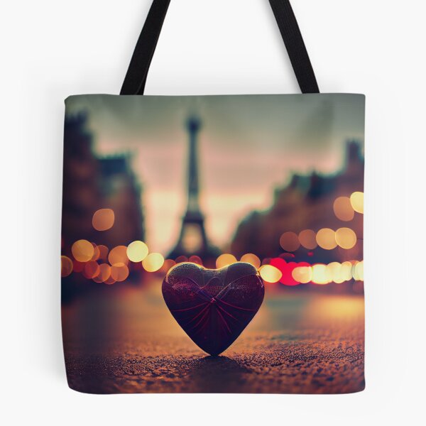Item preview, The City of Love - A Heart-Shaped Path to the Eiffel Tower designed and sold by LukeAiWalker.