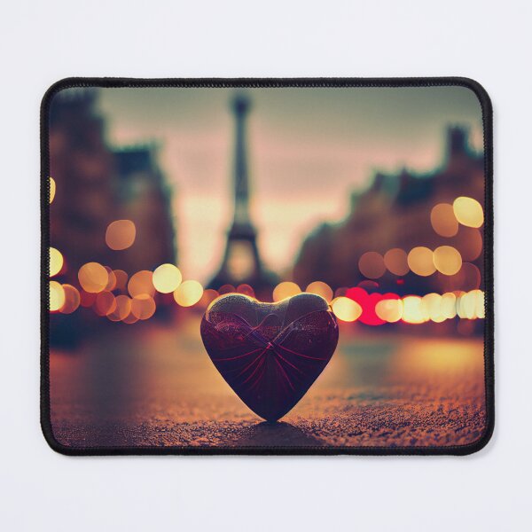 Item preview, The City of Love - A Heart-Shaped Path to the Eiffel Tower designed and sold by LukeAiWalker.