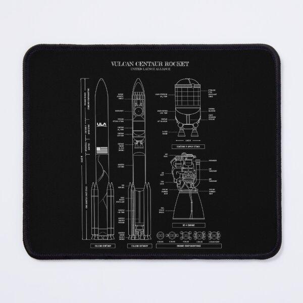 Item preview, ULA: Vulcan (White Stencil-No Background) Vertical Version designed and sold by BGALAXY.