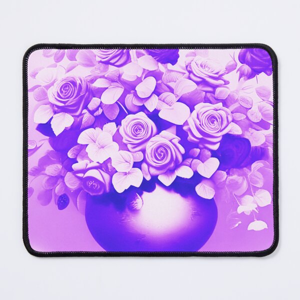 Item preview, Purple Roses in Vase designed and sold by asurtiumgreen.