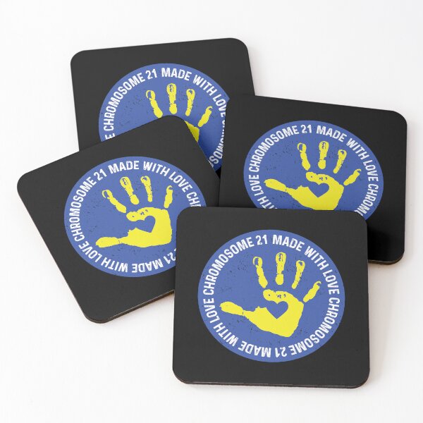Item preview, Chromosome 21 Made With Love Baby Hand Print Down Syndrome Awareness designed and sold by GravitiTees.