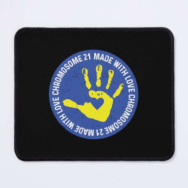Item preview, Chromosome 21 Made With Love Baby Hand Print Down Syndrome Awareness designed and sold by GravitiTees.
