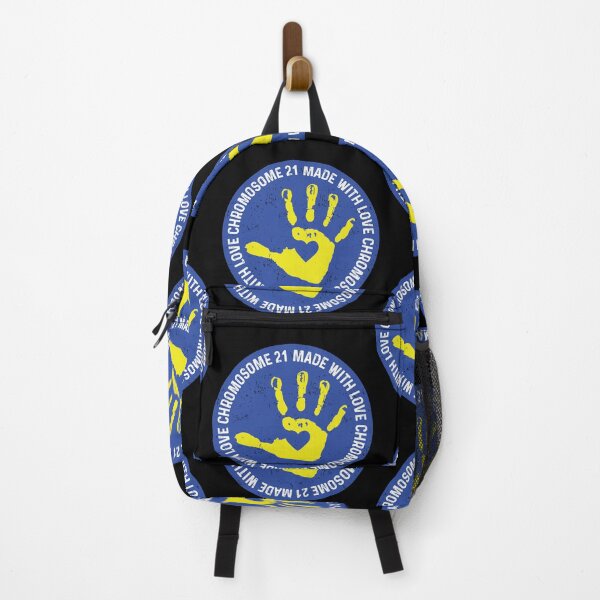 Item preview, Chromosome 21 Made With Love Baby Hand Print Down Syndrome Awareness designed and sold by GravitiTees.