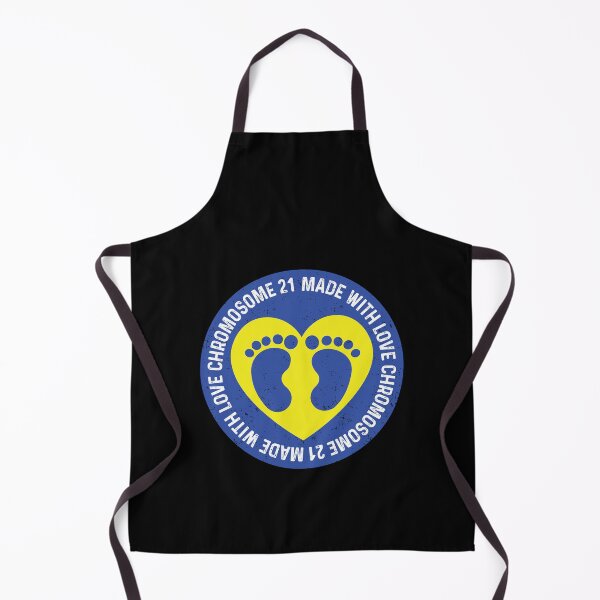 Item preview, Chromosome 21 Made With Love Baby Feet In Heart Down Syndrome Awareness designed and sold by GravitiTees.