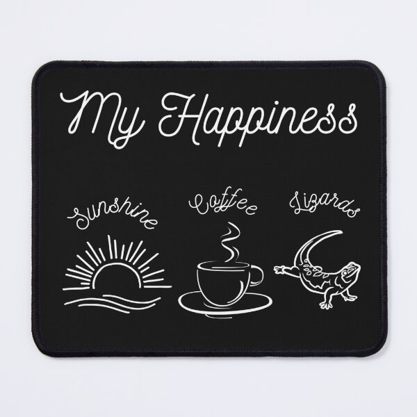 Item preview, My Happiness Sunshine Coffee and Lizards designed and sold by RhondaLily.