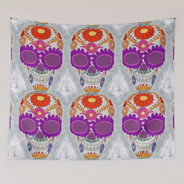 Item preview, Floral Skull designed and sold by CeriLodge.