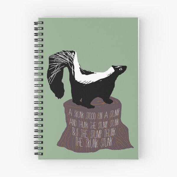 Item preview, Skunk Tongue Twister designed and sold by Amy Hadden.