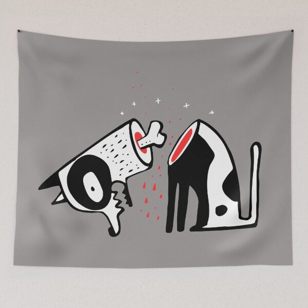 Item preview, Beheaded dog vector illustration designed and sold by Bernardo Ramonfaur.