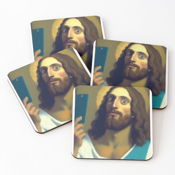 Item preview, Jesus Taking a Selfie designed and sold by LonelyKraken.