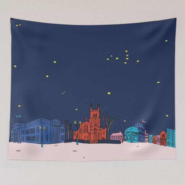 Item preview, TOWN HALL AND ST MICHAEL SQUARE | MACCLESFIELD designed and sold by axelle1410.