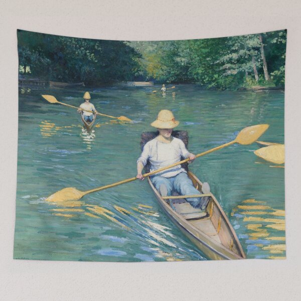 Item preview, Gustave Caillebotte, Skiffs 1877 designed and sold by Mauswohn.
