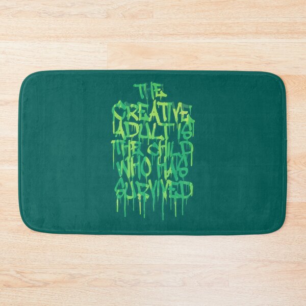 Item preview, Graffiti Tag Typography The Creative Adult is the Child Who Has Survived 323 designed and sold by KirstenWuckert.