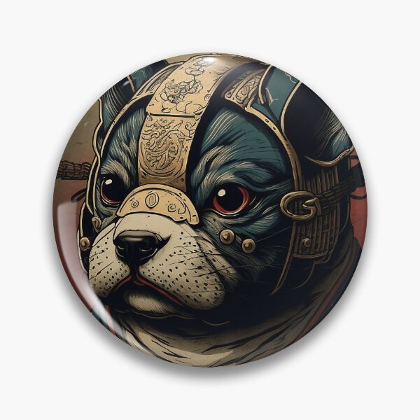 Item preview, French Bulldog Samurai Assassin Inspired by Hokusai designed and sold by Crinkl.