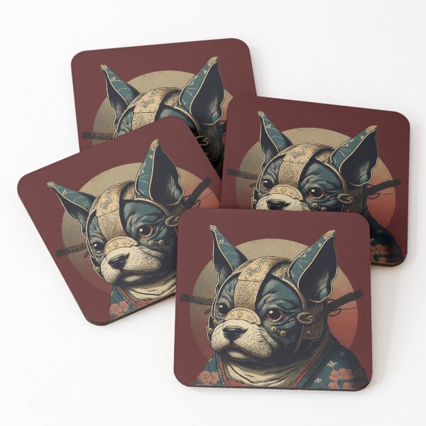Item preview, French Bulldog Samurai Assassin Inspired by Hokusai designed and sold by Crinkl.