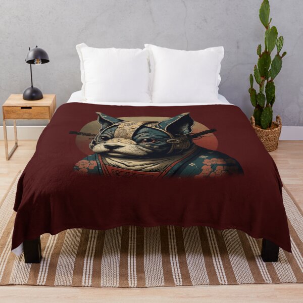Item preview, French Bulldog Samurai Assassin Inspired by Hokusai designed and sold by Crinkl.